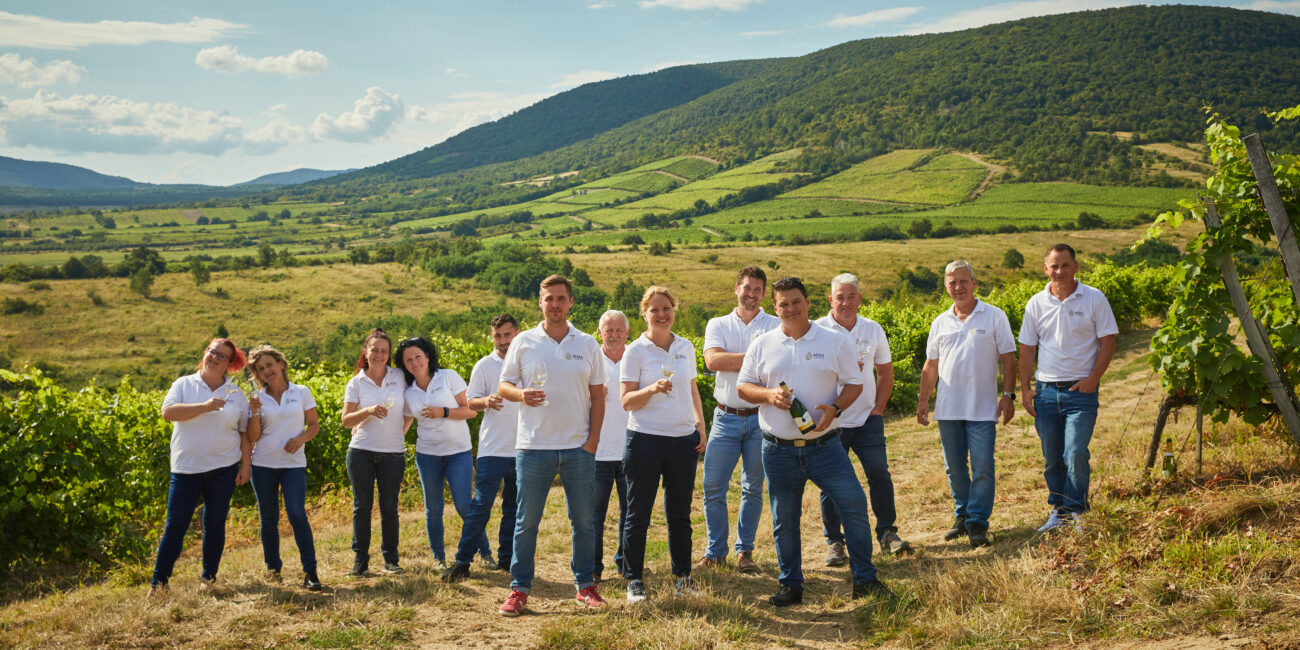 Béres Tokaj vineyard and winery team, Hungary