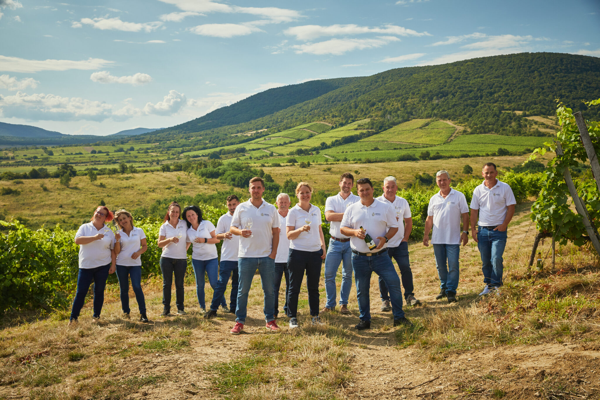 Béres Tokaj vineyard and winery team, Hungary