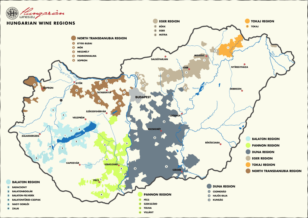 Hungarian wine regions