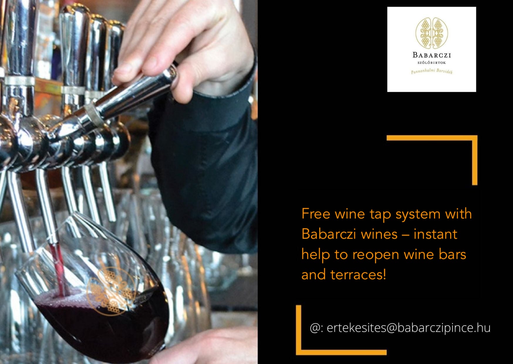 Babarczi wine tap system