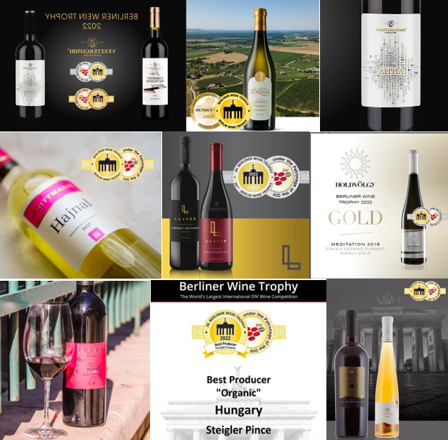 Hungarian gold medal winners at Berliner Wine Trophy