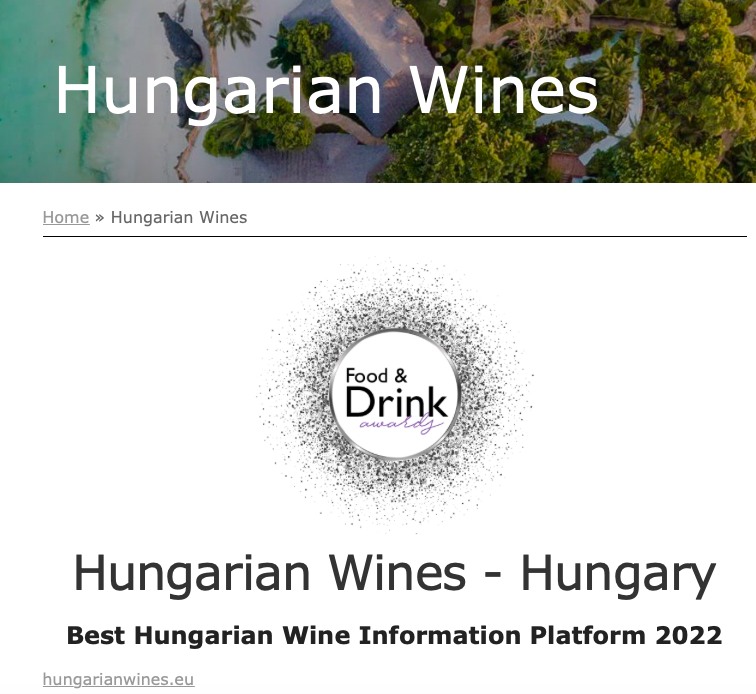 Best Hungarian Wine Information Platform 2022