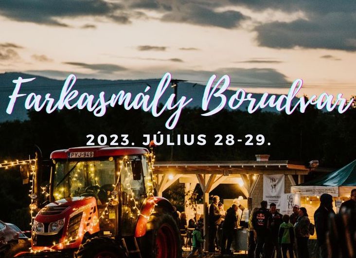 Farkasmály wine event in July 2023, Mátra, Hungary