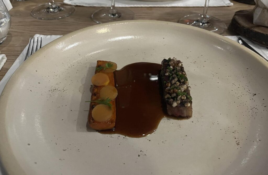 Duck and carrot at Pajta, Hungary