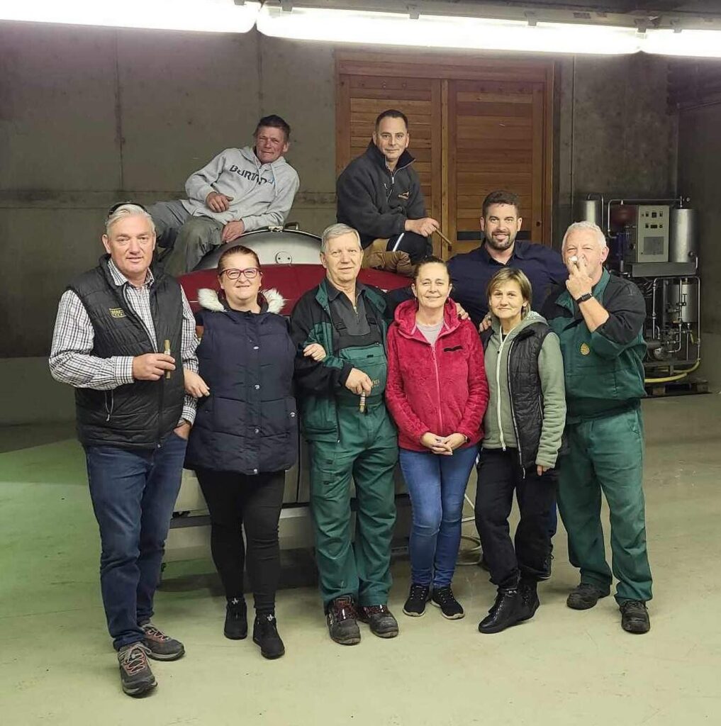 Béres harvest team Tokaj 2024 Hungary