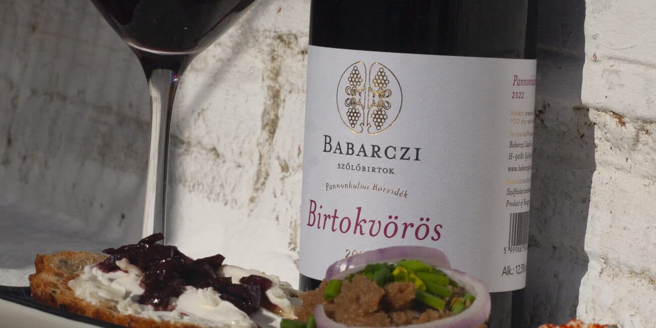 Babarczi Estate red Wine Pannonhalma Hungary wine bite recipes