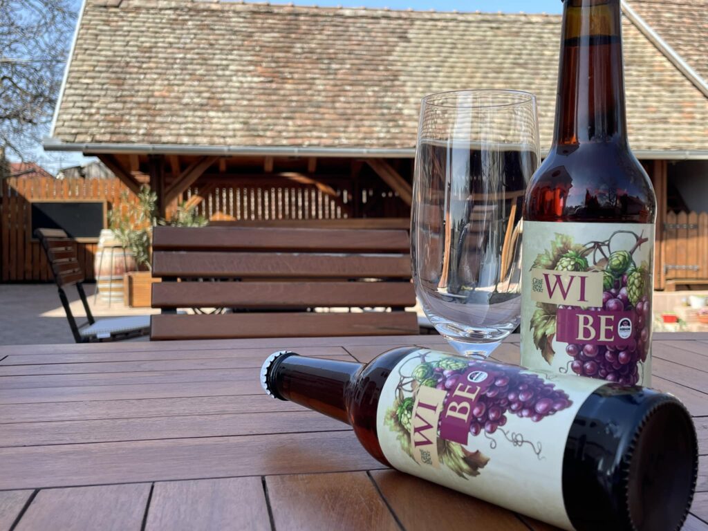Gere Tamás & Zsolt winery guest house in Villány with WIBE craft beer, Hungary
