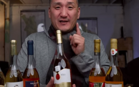 Dr Matthew Horkey Tokaji Aszú bling tasting with Béres 5 puttonyos Aszú 99 scores