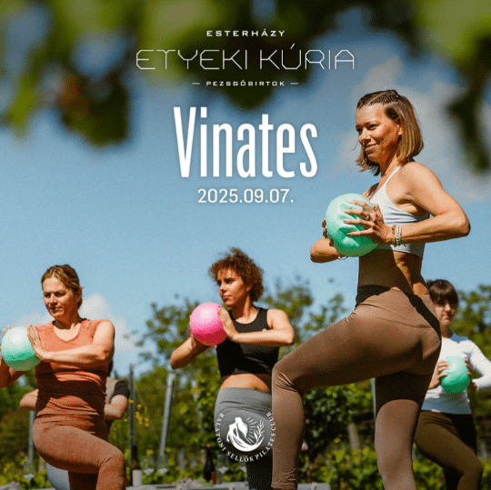 Etyeki Kúria Pilates in the vineyard Hungary