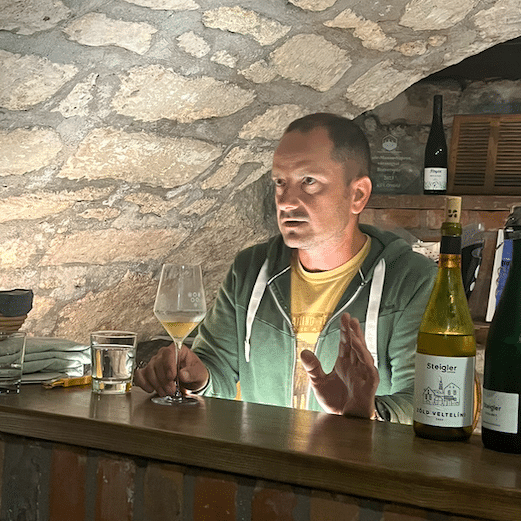 Tamás Varga chief winemaker of Steigler Cellar in Sopron, Hungary