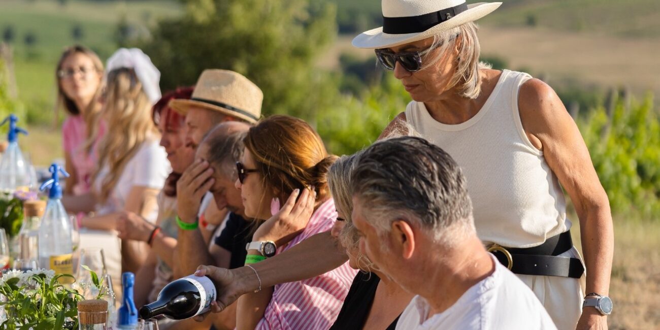 Tóth Ferenc Winery, Eger wine region, Síkhegy, Hungary, outdoor wine tasting, event venue