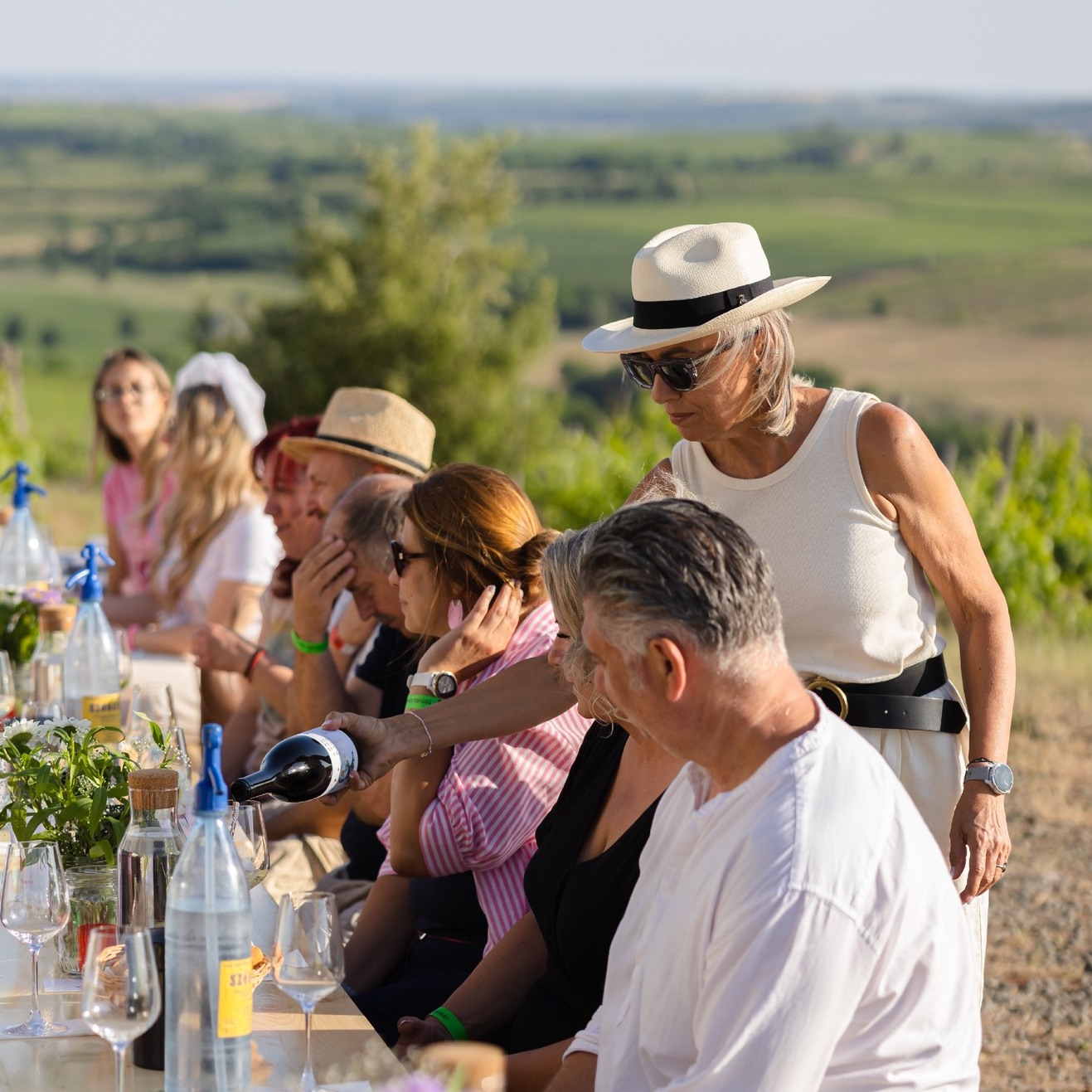 Tóth Ferenc Winery, Eger wine region, Síkhegy, Hungary, outdoor wine tasting, event venue