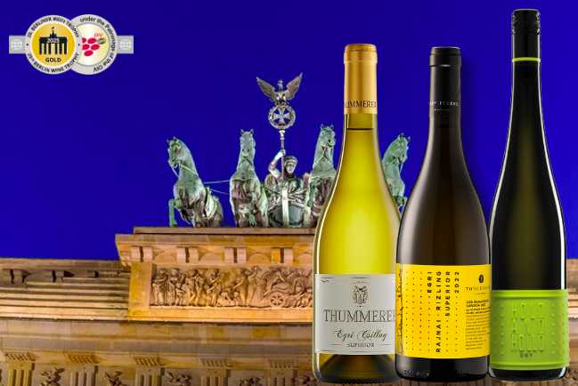 Berliner Wine Trophy three gold medal Hungarian white wine: Thummerer, Tóth ferenc, Holdvölgy