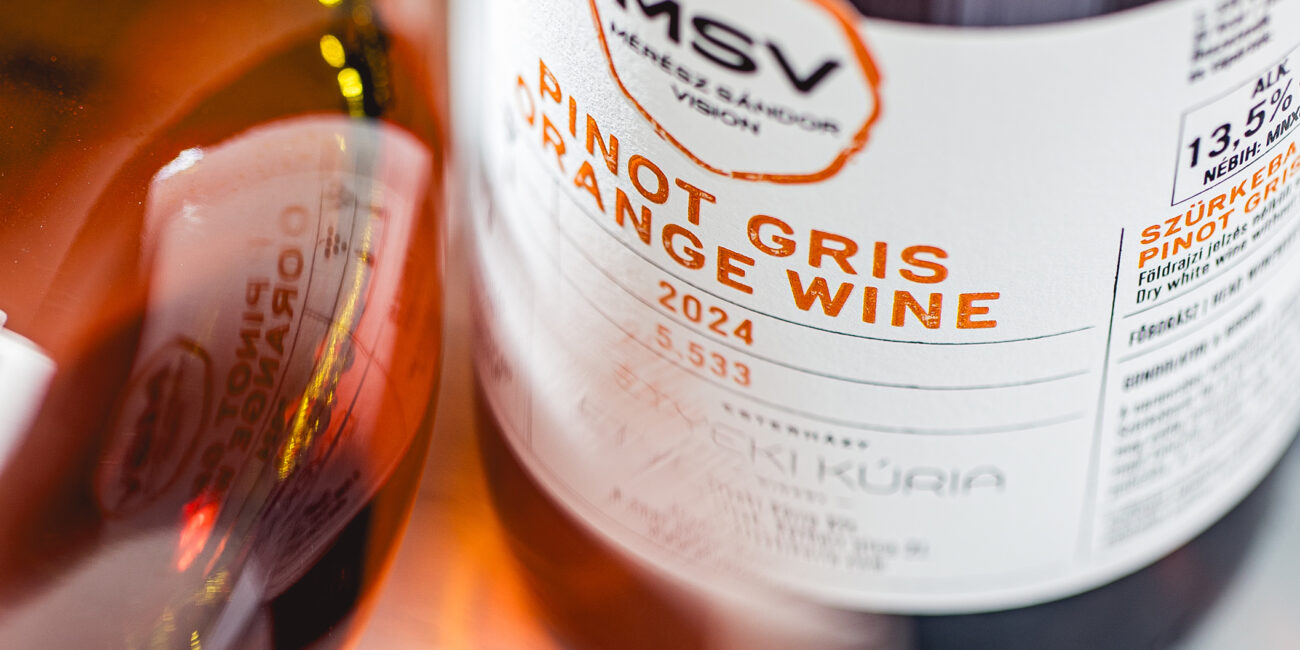 Etyeki Kúria MSP Pinot Gris orange wine Hungary