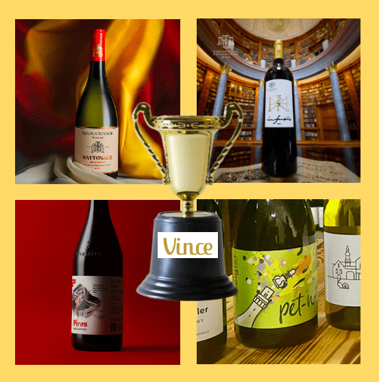 Vince Award winner wines Budapest Hungary 2025