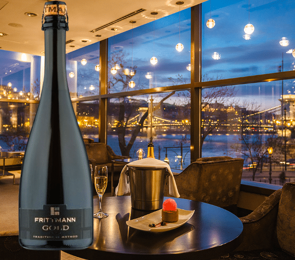 Frittmann Gold sparkling wine Budapest Hotel Intercontinental