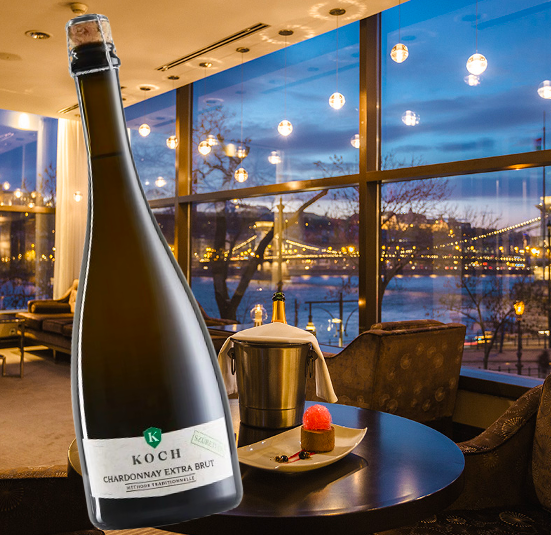 Koch sparkling wine, Chardonnay, Unfiltered