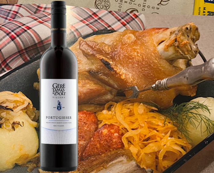 Gere Tamás & Zsolt Portugieser with pork knuckle