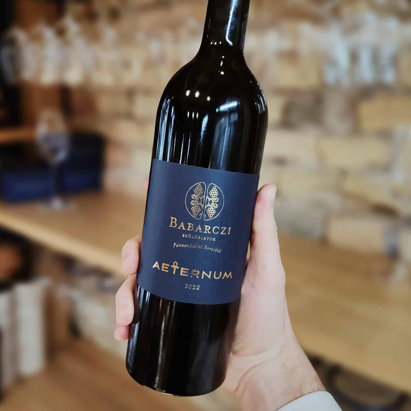 Pannonhalma Aeternum red blend wine by Babarczi Vineyard and Winery, Hungary