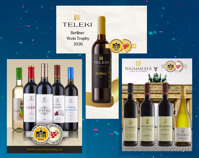 Hungarian gold medals at Berliner Wine Trophy 2026