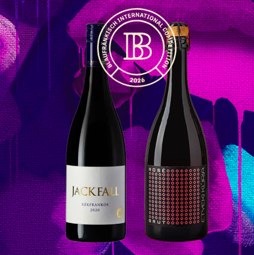 Jackfall Premium Kékfrankos, Kúria Sopron Rosé Brut – category winners, Blaufrankisch International Wine Contest 2026