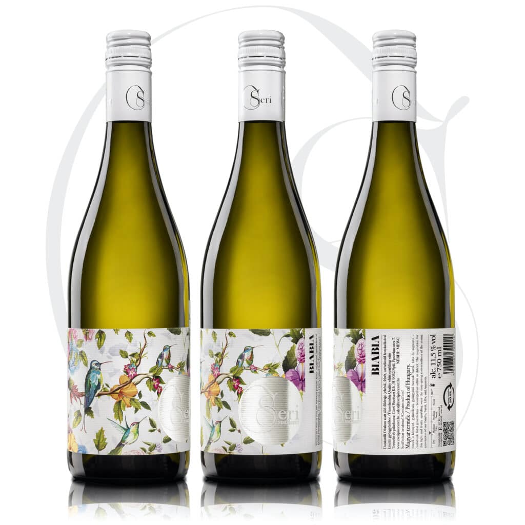 Cseri Blabla aerated sparkling wine Pannonhalma Hungary