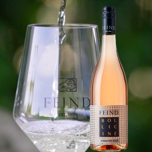 Feind Bollicine Rose sparkling wine, Balaton, Hungary