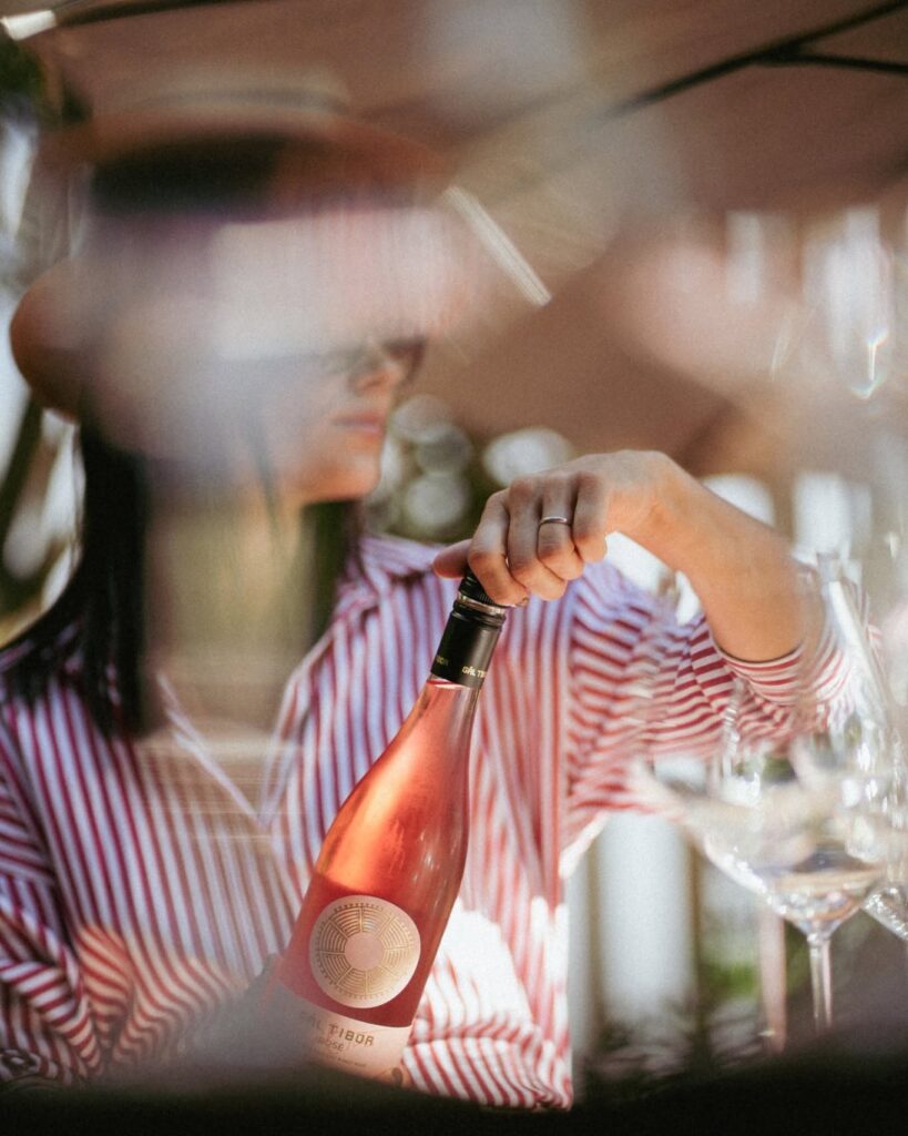 Gál Tibor Fuzio rose wine Eger, Hungary