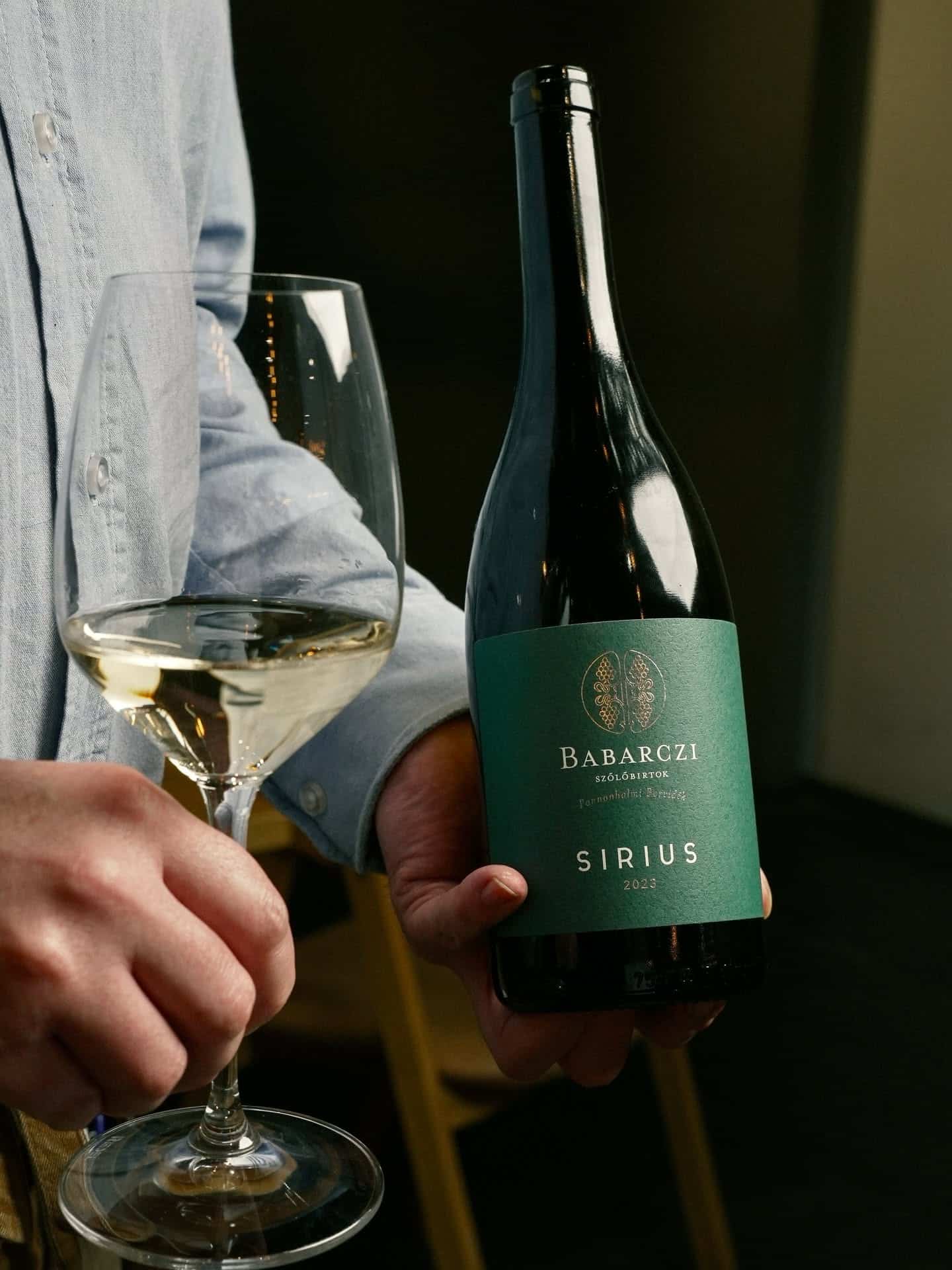 Babarczi Sirius oak aged Chardonnay from Pannonhalma (Photo by Hoppá Bistro)